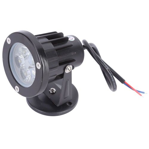 Lampe à Gazon Led En Aluminium 5w, Base éTanche Ip65, Spot Lumineux De Paysage Pour Cour ExtéRieure De Jardin, LumièRe Chaude 85-265v 5w