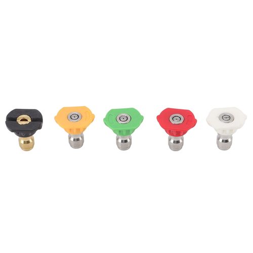 Buse de nettoyeur haute pression en forme d'éventail, 5 pièces, embouts de buse de lavage électrique, Kit de buses à Jet de rinçage 029 1.05mm/0,041 pouces