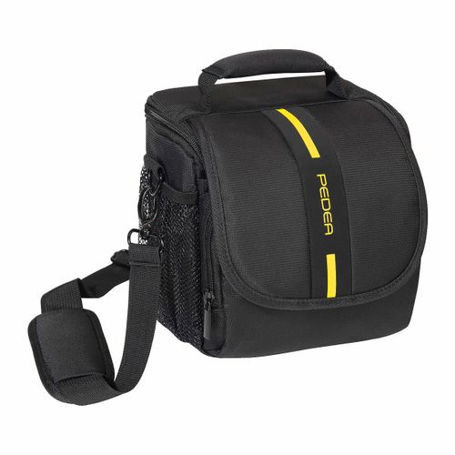 Pedea 65060312 Étui Et Housse D?Appareils Photo Sac À Bandoulière Noir, Jaune; Pedea 65060312, Sac À Bandoulière, Universel, Canon Eos R, M3, M5, M6, M10, M50, M100 Canon Eos 5d, 5ds R, 5d Mark Ii, 5d...