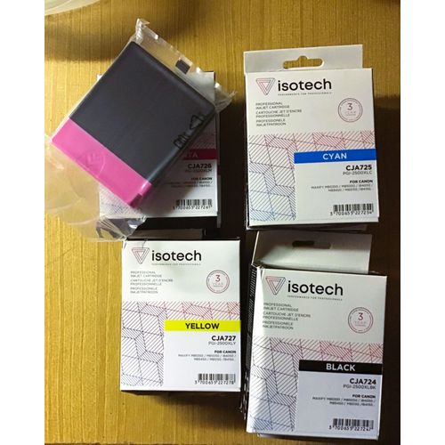 Lot de 10 cartouches d'encre Isotech XL compatibles CANON Maxify