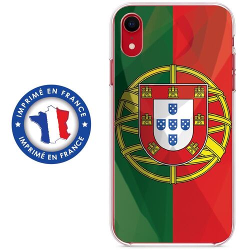 Coque Souple Pour Apple Iphone Xr Avec Impression Motifs Drapeau Du Portugal