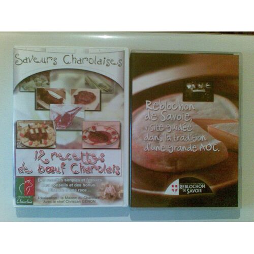 Saveurs Charolaises - 12 Recettes De Boeuf Charolais Avec Livret De Recette Et Reblochon De Savoie Visite Guidee Dans La Grande Tradition D Une Grande Aoc - Lot De Deux Dvd