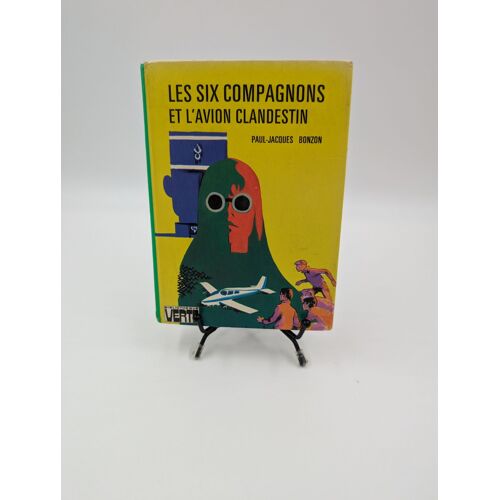 Livre Bibliothèque Verte Les Six Compagnons Et L'avion Clandestin