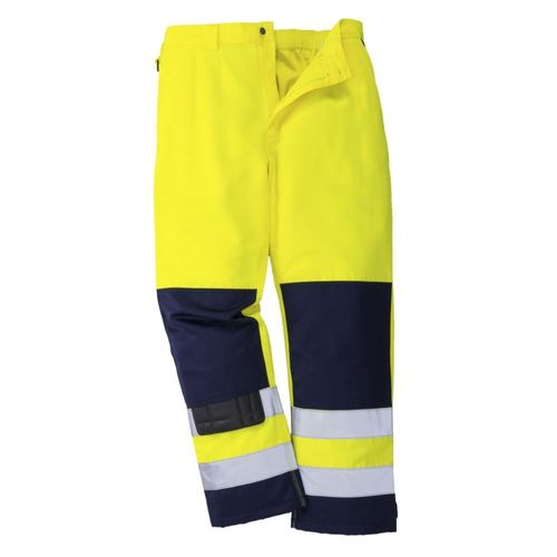 Pantalon Haute visibilité à genouillère Texo Portwest SEVILLE Jaune / Marine XL