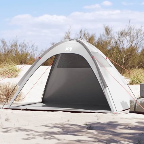 Vidaxl Tente De Plage Gris Imperméable