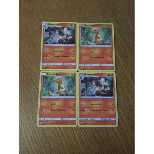 (343) 2x Salamèche + 2x Reptincel (Pokemon)