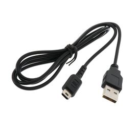 Câble Chargement Usb En Pvc + Métal Pour Nintendo Dsl 3dsll - Pièce De Remplacement Noir