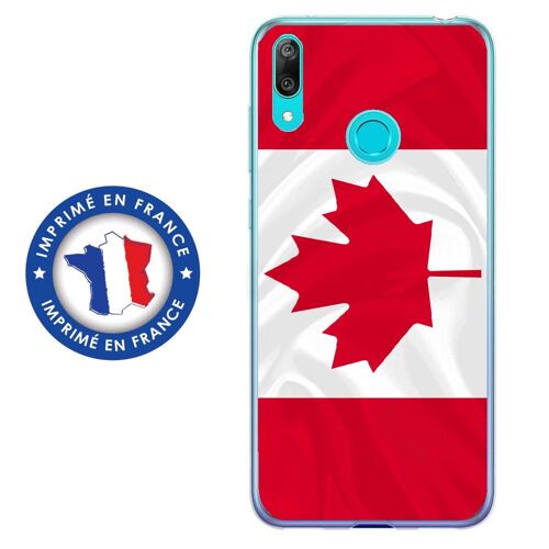 Coque Souple Pour Huawei Y6 (2019) Avec Impression Motifs Drapeau Du Canada