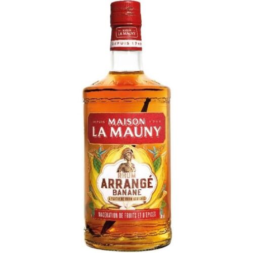 Maison La Mauny - Rhum Arrangé Banane - 30% - 70 Cl