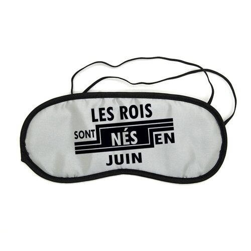 Masque De Nuit Pour Repos Voyage Et Sommeil Roi Nés En Juin 