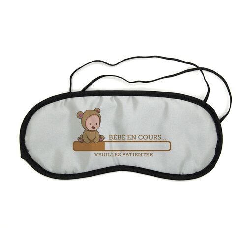 Masque De Nuit Pour Repos Voyage Et Sommeil Bébé Ourson En Cours 