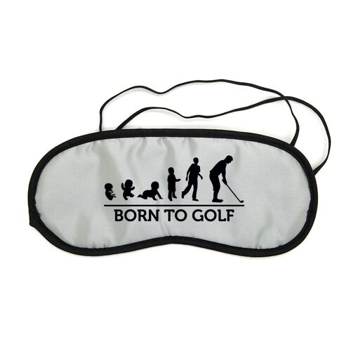 Masque De Nuit Pour Repos Voyage Et Sommeil Bébé Évolution Golf Texte 