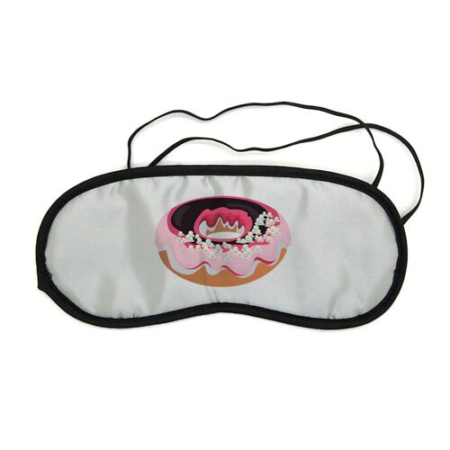 Masque De Nuit Pour Repos Voyage Et Sommeil Donut Rose 