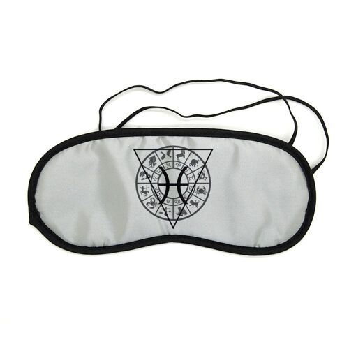 Masque De Nuit Pour Repos Voyage Et Sommeil Signe Astrologique Cercle Poisson 