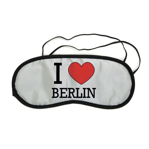 Masque De Nuit Pour Repos Voyage Et Sommeil I Love Berlin 