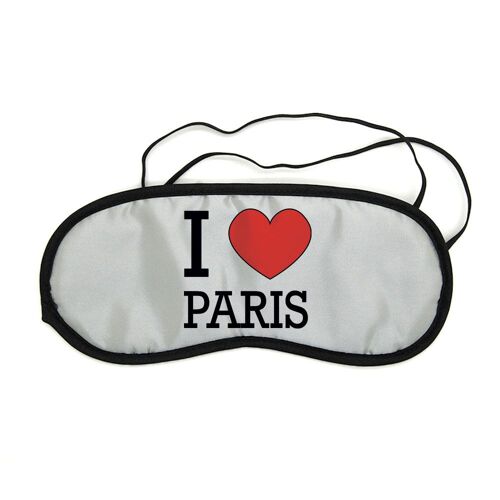 Masque De Nuit Pour Repos Voyage Et Sommeil I Love Paris 