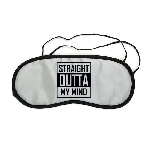 Masque De Nuit Pour Repos Voyage Et Sommeil Straight Outta My Mind 