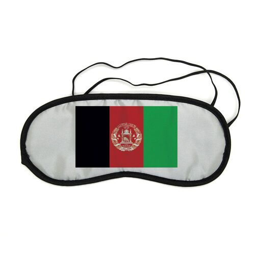 Masque De Nuit Pour Repos Voyage Et Sommeil Drapeau Afghanistan 