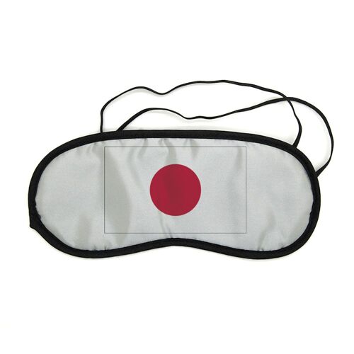Masque De Nuit Pour Repos Voyage Et Sommeil Drapeau Japon 