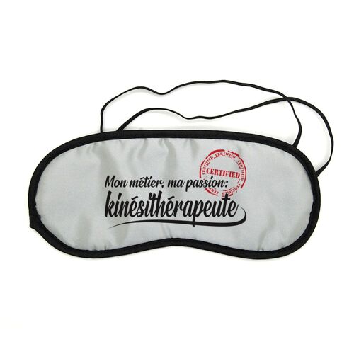 Masque De Nuit Pour Repos Voyage Et Sommeil Métier Passion Kinésithérapeute 