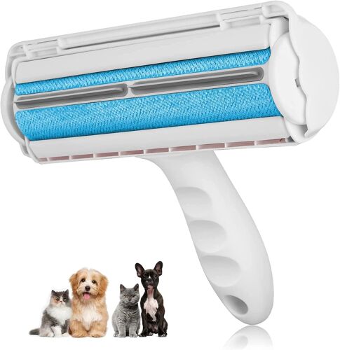 Brosse Pour Poils D'animaux,Rouleau À Poils ,Lavable Pour Enlever Les Poils De Chiens Et Chats De Tissus,Vêtements Et Canapés