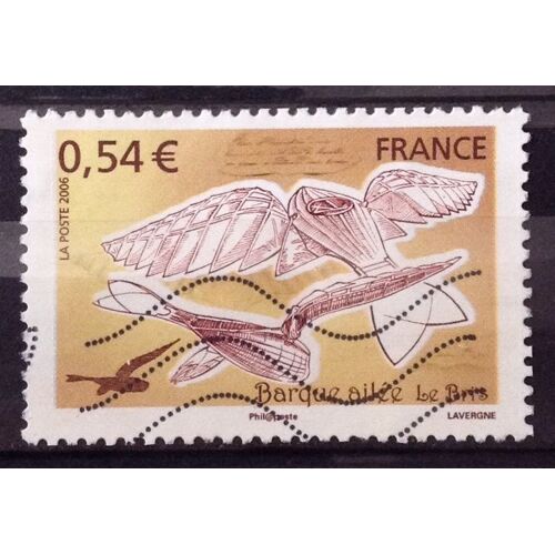 Machines Volantes - Barque Ailée De Jm Le Bris 0,54 (Très Joli N° 3980) Obl - France Année 2006 - N24611