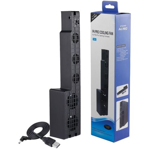 Ps4 Pro Ventilateur De Refroidissement, Ps4 Pro Cooler Heat Exhauster Ventilateur Pour Ps4 Pro Console (Noir)