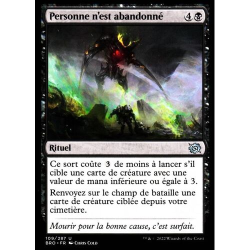 Personne N'est Abandonné - Magic - La Guerre Fratricide - U - 109/287