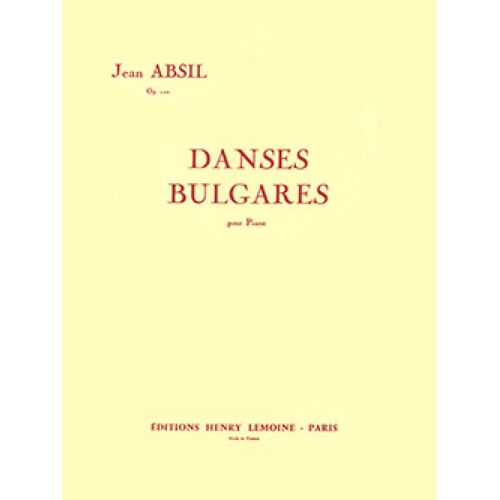 Danses Bulgares / Recueil