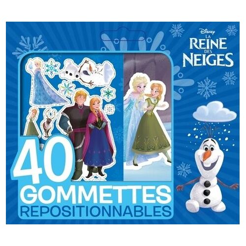 La Reine Des Neiges - 40 Gommettes Repositionnables