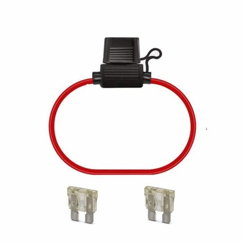 KALANKA-1 porte-fusible pour voiture aérienne résistant à l'eau avec 2 fusibles de 25 ampères.