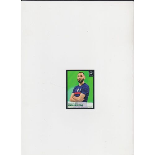 Panini Intermarché Au Plus Près Des Bleus N° 52 Benzema