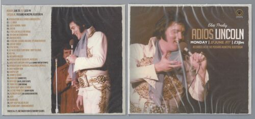 Elvis Presley Adios Lincoln Recorded Live 20 June 1977 Digipack