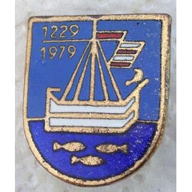 Insigne Blason De La Ville Allemande Wismar En Mecklembourg