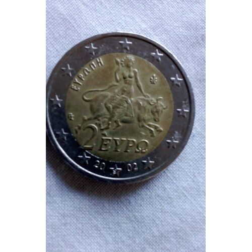 Pièces De 2 € Grec De 2002 Avec Les S