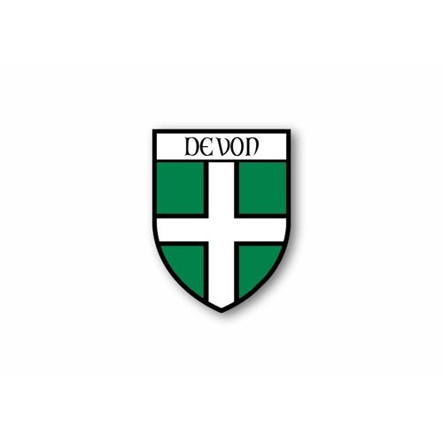 Autocollant Sticker Voiture Moto Adhésif Souvenir Blason Vinyl Devon