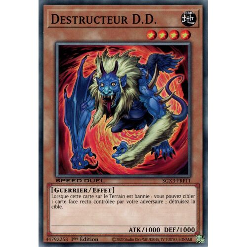 Yu Gi Oh - Destructeur D.D. - Sgx3-Frf11