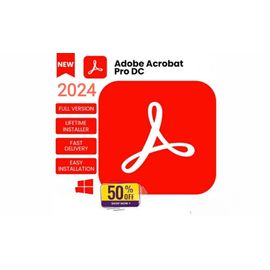 Acrobat Pro Dc (Nouvelle Version) /Activation Avie Livraison Email