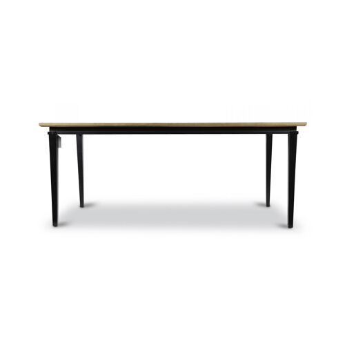 Table à Manger Bois Noir 175x80x72.5cm - Bois, MDF