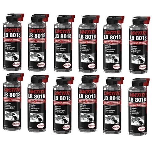 CARTON 12 DEGRIPPANTS SUPER PUISSANTS PROFESSIONNEL LUBRIFIANT LB 8018