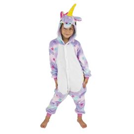 Déguisement Combinaison Licorne Avec Étoiles Enfant - Taille: 11-14 Ans (154 Cm)