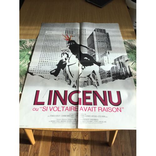 Affiche. L Ingénu Ou Si Voltaire Avait Raison 1972 Jean Lefèvre