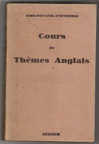 Cours De Thèmes Anglais