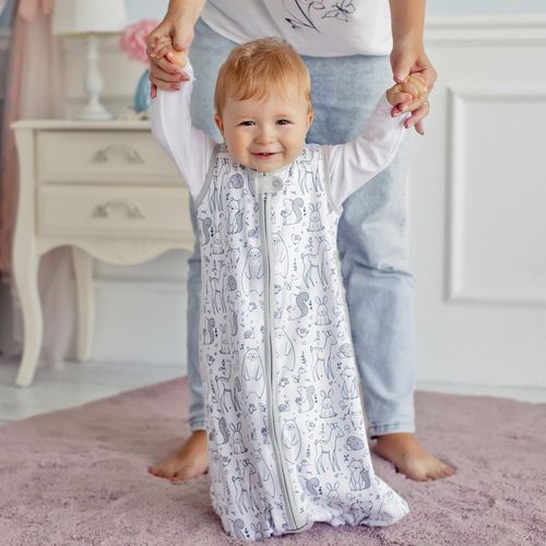 Kalanka-Gigoteuse Bébé, 0.5 Tog 100% Coton Biologique, Idéal Pour L'été, Couverture Portable Pour Nourrisson Tout-Petit Garçons Et Filles, L (12-18 Mois), Paquet De 2