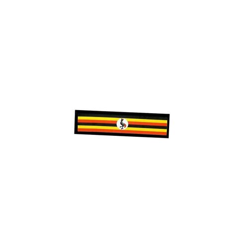 Patch Ecusson Brode Imprime Voyage Souvenir Drapeau Ouganda Ougandais