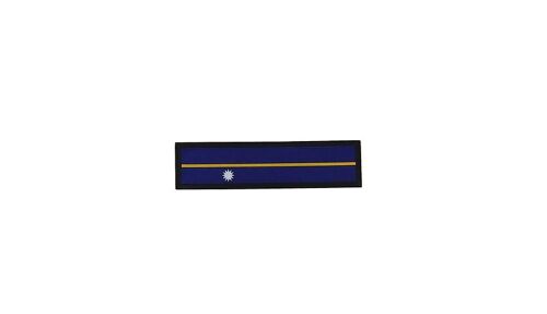Patch Ecusson Brode Imprime Voyage Souvenir Drapeau Nauru
