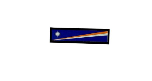 Patch Ecusson Brode Imprime Voyage Souvenir Drapeau Iles Marshall