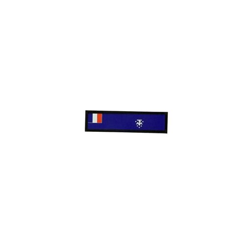 Patch Ecusson Brode Imprime Souvenir Drapeau Taaf Austral Artiques