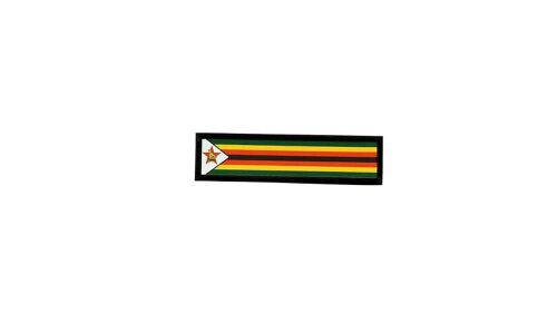 Patch Ecusson Brode Imprime Voyage Souvenir Drapeau Zimbabwe