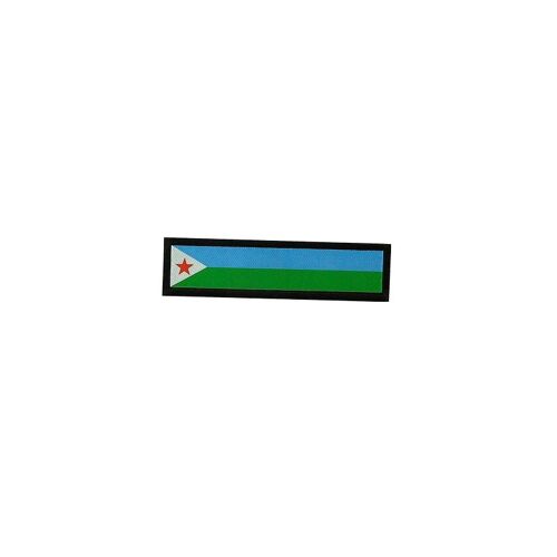 Patch Ecusson Brode Imprime Voyage Souvenir Drapeau Djibouti